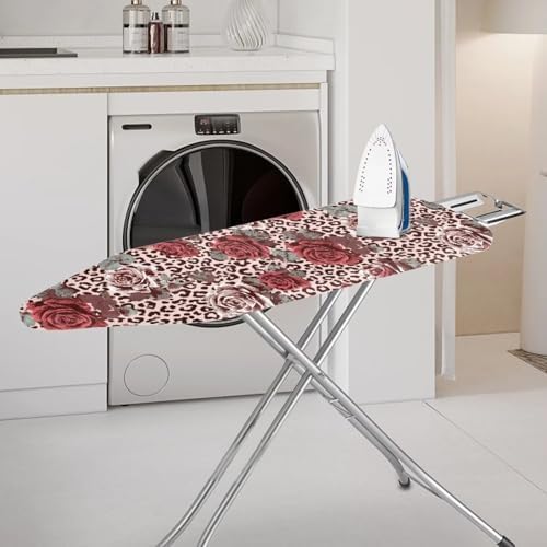 Leopard Print Flower Ironing Board Covers Standard Washable Ironing Board - Image 2