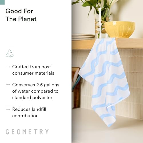 GEOMETRY Tea Towels – Spring & Summer Collection – Quick-Dry, Ultra-Absorbent - Image 3