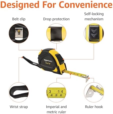 Amazon Basics Self-Locking Tape Measure - Image 4