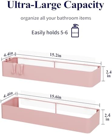 Kitsure Shower Caddy Adhesive, Stylish Shower Organizer - Image 2