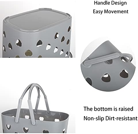 Portable Shower Caddy with handle Plastic Shower Basket Organizer - Image 5