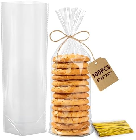 Flat Bottom Cellophane Bags by Unknown