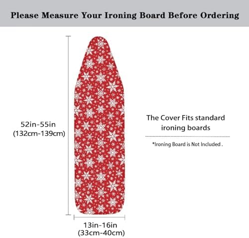 GLENLCWE Red Ironing Board Cover - Image 3