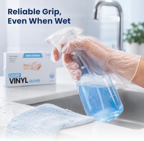 ForPro Disposable Vinyl Gloves, Industrial Grade, Powder & Latex Free, - Image 5
