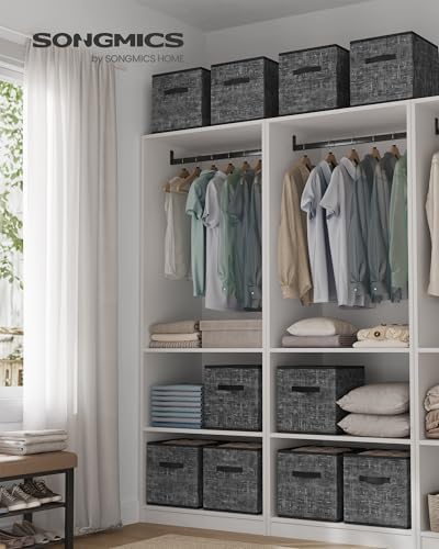 SONGMICS Storage Cubes, 13-Inch Foldable Closet Organizers - Image 2