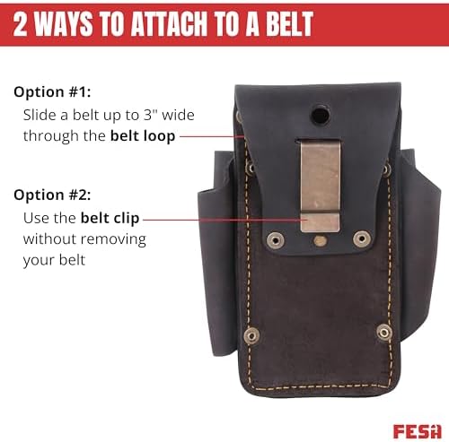 FESA Small Leather Tool Pouch - Image 4