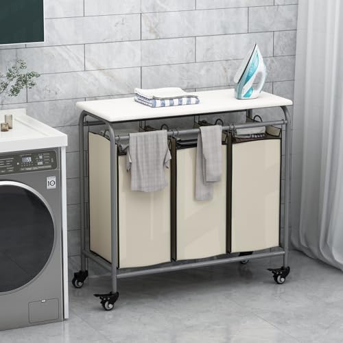 LINZINAR 3-Bag Laundry Hamper - Image 2