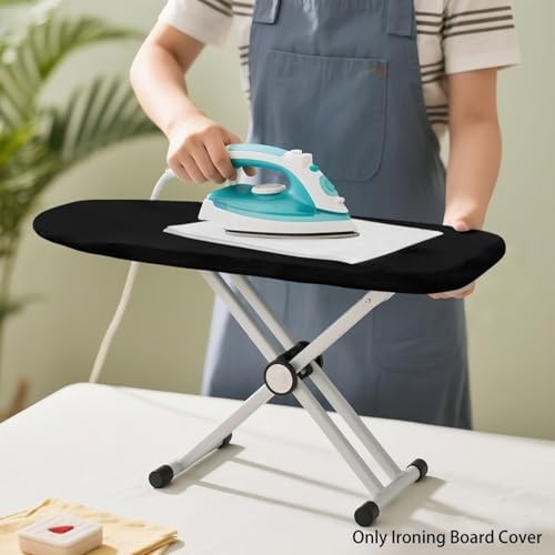 Black Mini Ironing Board Cover Washable Iron Heat Shield - Image 2