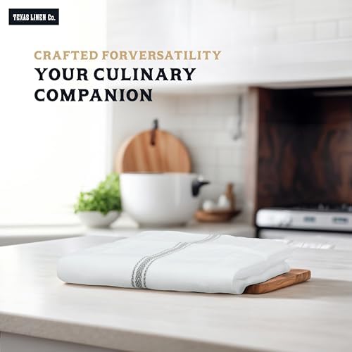 TEXAS LINEN CO. Cotton Kitchen Towels 6 Pack - Image 6
