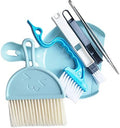Broom and Dustpan Tweezers Tongs Cleaning Brushes Groove Gap Clean Tool Set 4 by AncBace