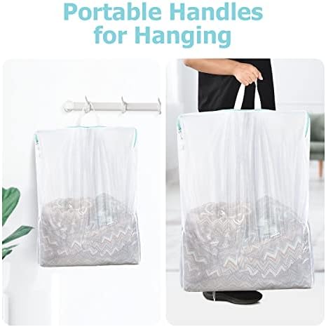 OTraki Large Mesh Laundry Bags 24x32 inch Hanging Delicates Mesh Laundry Bag - Image 3