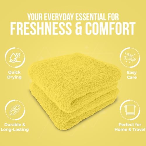 DAN RIVER 24 Pack Cotton Wash Cloths Set - Image 5