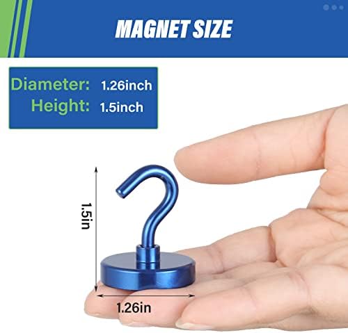 Neosmuk Magnetic Hooks for Cruise Cabins, 130lb Heavy Duty, 6 Pack - Image 4