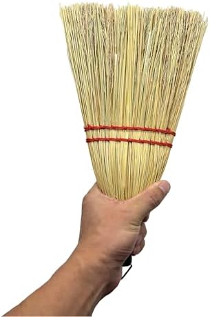 Handmade 12 Inch Mini Corn Broom Whisk Made of Natural Corn Broom Straw - Image 4