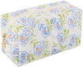 Large Pencil Case, Quilted Cotton Pencil Pouch, Cute Floral Pen Bag by OIMEIJewelry