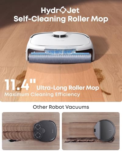 eufy E25 Robot Vacuum and Mop Combo, 000 Pa, HydroJet Roller Mop - Image 2