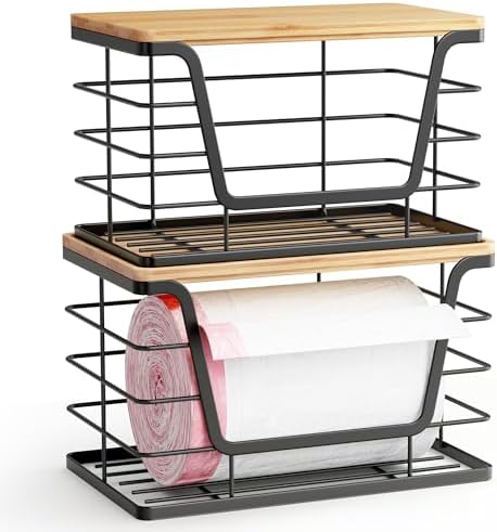 ALOCEO 2 Pack Stackable Wire Storage Basket - Image 5