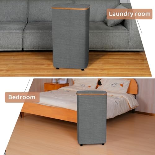 Laundry Basket with Wheels, 100L Hampers - Image 3