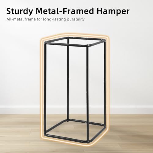 STORAGE MANIAC Mesh Laundry Hamper, 23.7 Gal. Tall Laundry Basket - Image 6