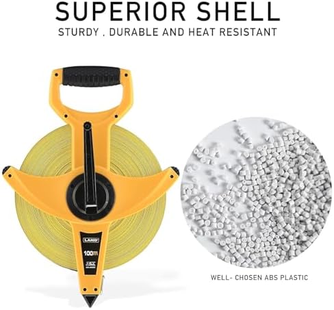 LAND 300FT/91M Heavy Duty Fiberglass Tape Measure - Image 5