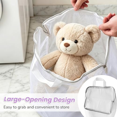 4Pcs Hanging Mesh Laundry Bags for Socks and Delicates - Image 6