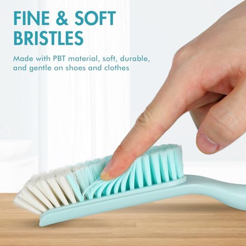 Laundry Brush Shoe Brush, 9.8" PBT Soft Bristle Cleaning Brush - Image 3