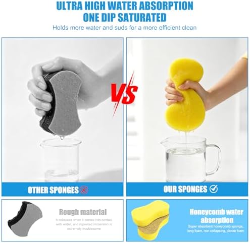 2Pack Large Car Wash Sponge - Image 4
