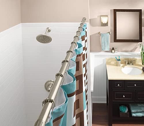 Moen SR2100BN Shower Curtain Rolling Rings, Brushed Nickel - Image 4