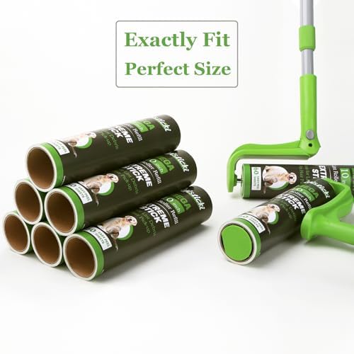 10 inch Mega All-Purpose Pet Hair Lint Roller Refills Compatible - Image 3