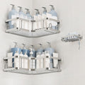 Veken Corner Shower Caddy 3-Pack, Advanced Rustproof Design&Stable Storage by Veken