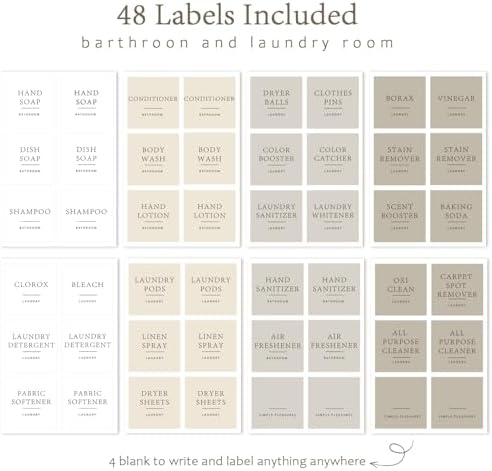 Laundry & Bathroom Labels - Image 6