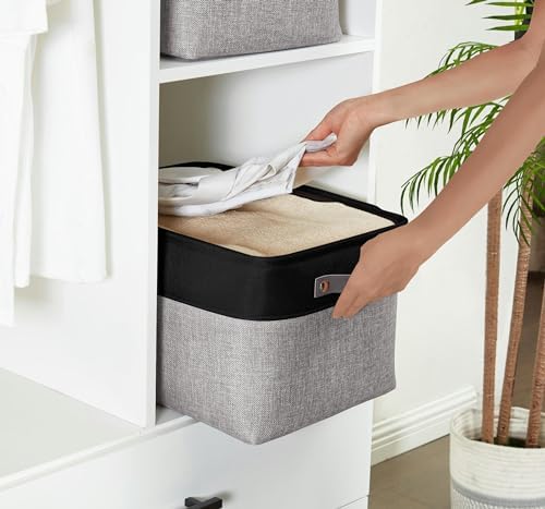 DECOMOMO Storage Bins, Large Fabric Storage Baskets - Image 2