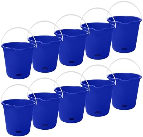 Superio 2.75 Gallon Bucket, Plastic Cleaning Pail by Superio