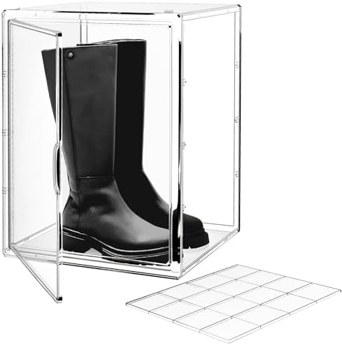 15.75''x11.81''x9.84'' XX-Large Clear Shoe Storage Boxes by IYINIYI