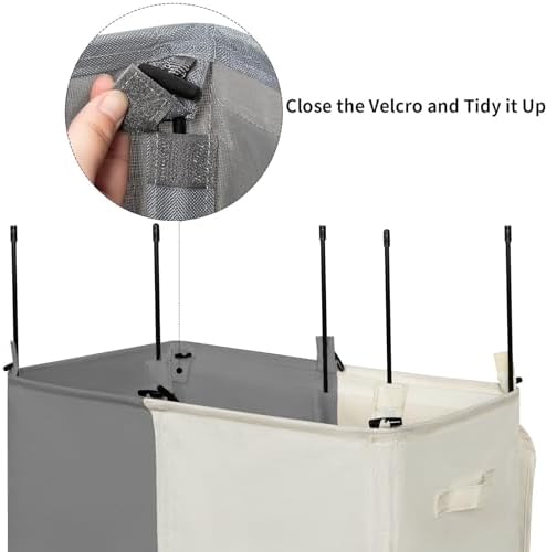 WOWLIVE Double Laundry Hamper - Image 7