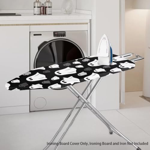 Ghost Heavy Duty Ironing Board Cover and Pad Thick Stain Resistant Padding - Image 2