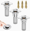 Bathroom Sink Drain Strainer, Pop-Up Bathroom Sink Stopper by YourSimplifiedHome