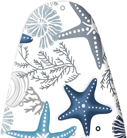 Extra Thick Ironing Board Cover and Pad, Coral Starfish Coastal 15x54 Ironing - Image 6