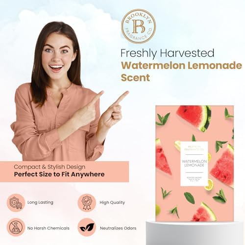 Brooklyn Fragrance Co. Fruits Sachet Bags – Watermelon Lemonade Scented Pouches - Image 2