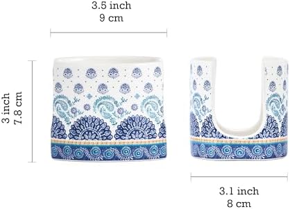 Bico Blue Talavera Ceramic Kitchen Sponge Holder - Image 2
