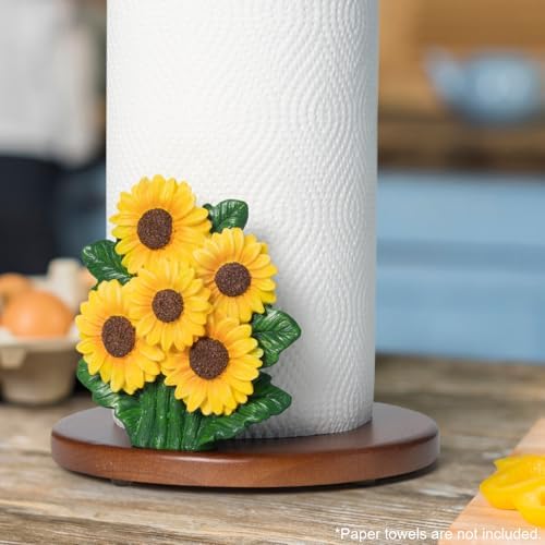 Sunflower Paper Towel Holder Yellow Sunflower Kitchen Decor and Accessories - Image 7