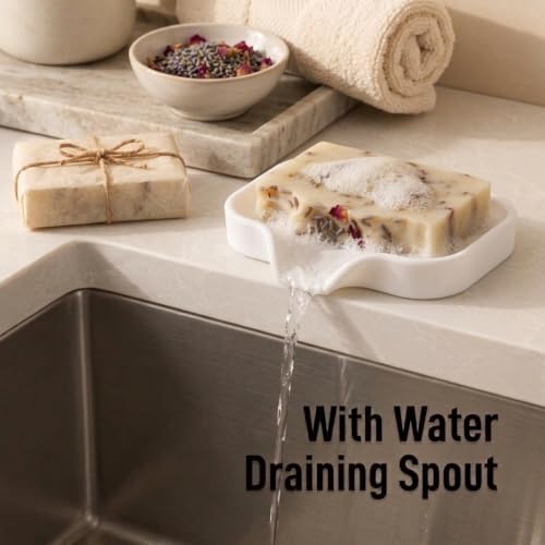 Zulay Kitchen Small Silicone Sponge Holder – Space-Saving Sink Organizer Tray - Image 2
