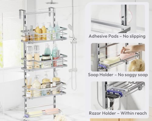 SWTYMIKI Over the Door Shower Caddy - Image 6
