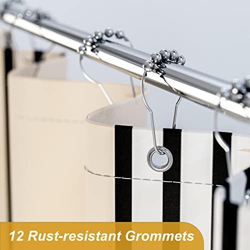 AmazerBath Fall Shower Curtain, Luxury Hotel Quality Washable Farmhouse - Image 5