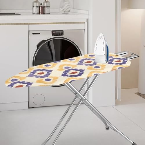 Indonesian Rhombus Floral Steam Ironing Board Cover, Ikat Pattern Ironing Board - Image 2