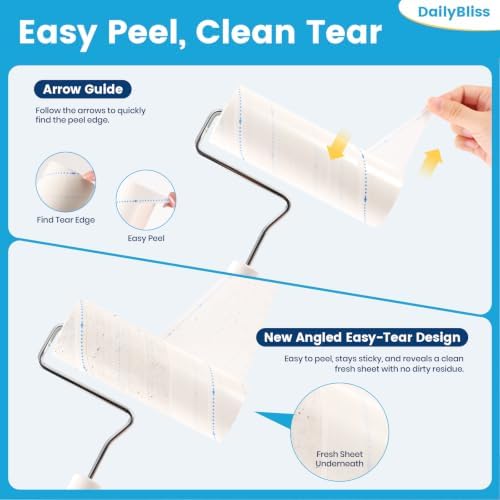 Extra Sticky Large Surface Lint Roller Refills, 500 Sheets - Image 3