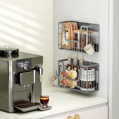 Grey Magnetic Shelf for Fridge - Image 5