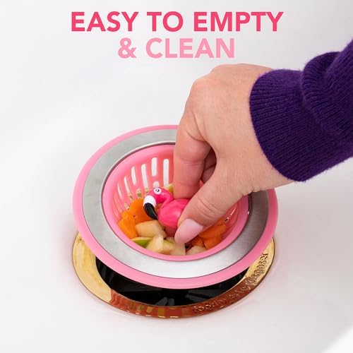 Joie Flamingo Kitchen Sink Strainer Basket Garbage Disposal Drain Cover - Image 4
