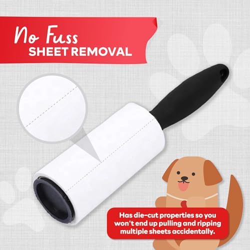 XFasten Pet Hair Lint Rollers for Pet Hair Extra Sticky Cat and Dog Hair Roller - Image 6