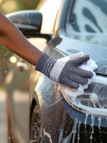 Patelai 3 Pairs Microfiber Dusting Gloves - Image 6